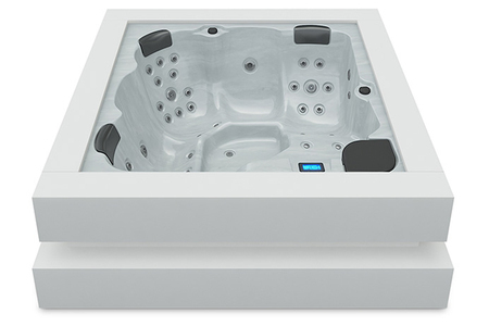 SPA CUBE ERGO - Acrylique sterling solidsurface