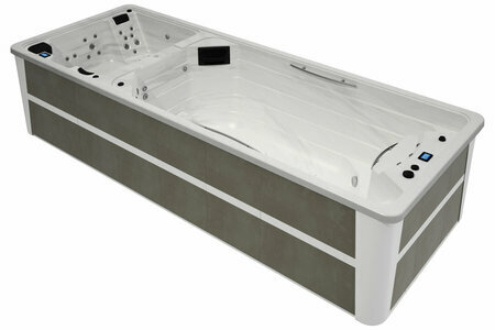 Spa de nage 6 mtres - swimspa-duo-stearling-Urban-grey